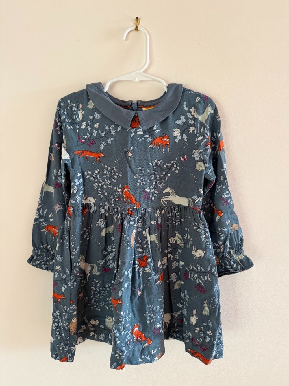 MiniBoden Woodland Forest Dress 3-4Y